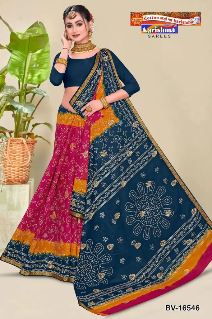 [16546] Karishma (Soft) Cotton Saree 1234