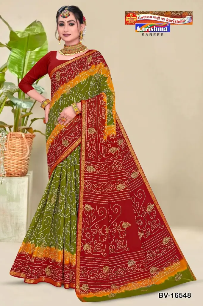 [16548] Karishma (Soft) Cotton Saree 1234