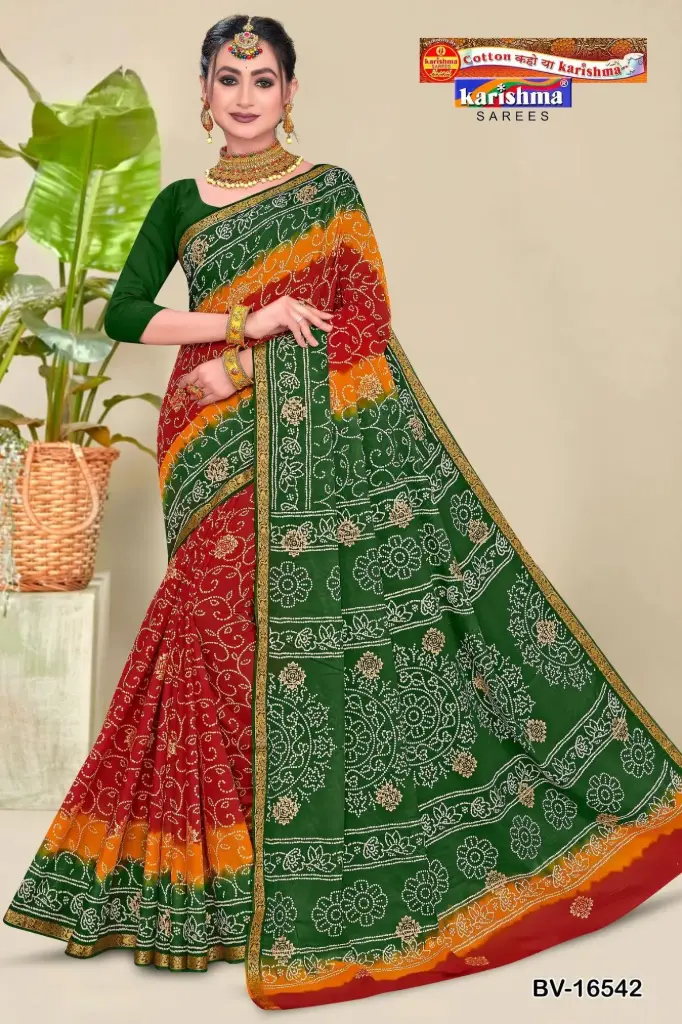 [16542] Karishma (Soft) Cotton Saree 1234