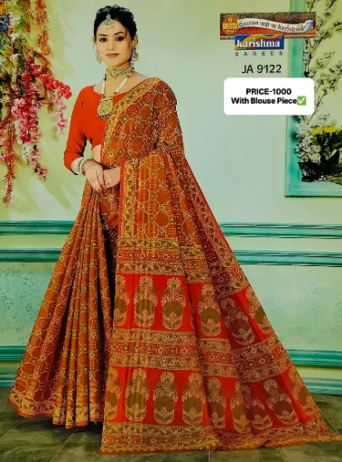 Karishma Rang Kanchi Cotton Saree JA-9122